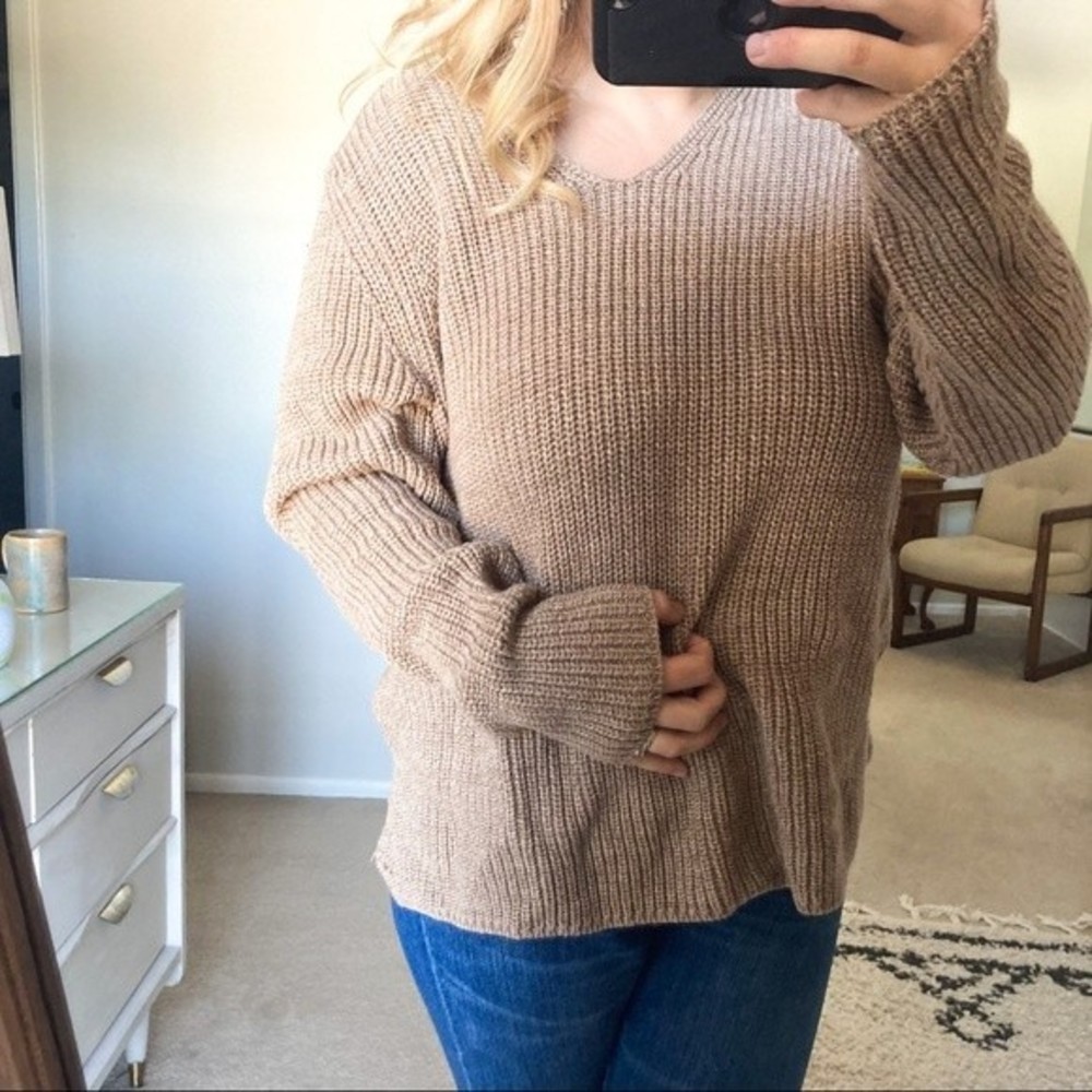 Nude Knit Sweater Size L